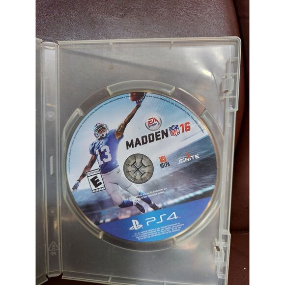 Madden NFL 16 (Microsoft PS4, 2015) Untested Football Video Game Disc Only - Picture 2 of 4